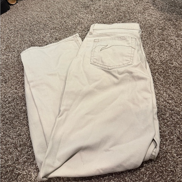 💝Gloria Vanderbilt Women's Cream Straight Leg Jeans - Picture 1 of 7